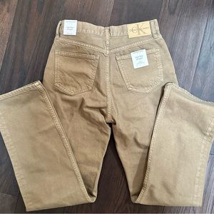 High Rise Straight Leg Fit Calvin Klein Jeans